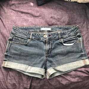 Bullhead black jean shorts